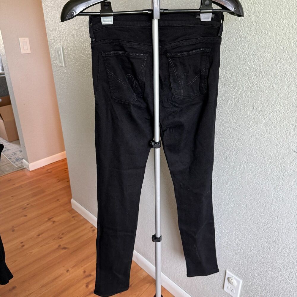 Citizens of Humanity Black Avedon Ultra Slick Skinny Jeans Stretchy Size 27 - Picture 2 of 8